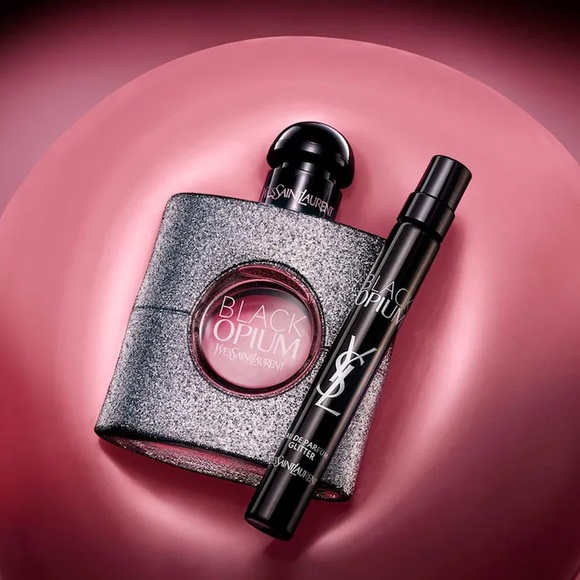 Yves Saint Laurent Black Opium EDP Glitter 10ml Brand New In Box Authentic - Picture 3 of 4